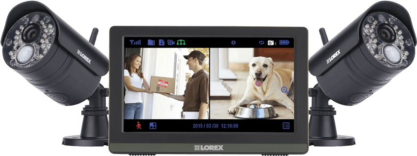 Wireless 720p Touch Screen Video Surveillance System - Lorex Security Cameras System, HD Png Download PNG with transparent background