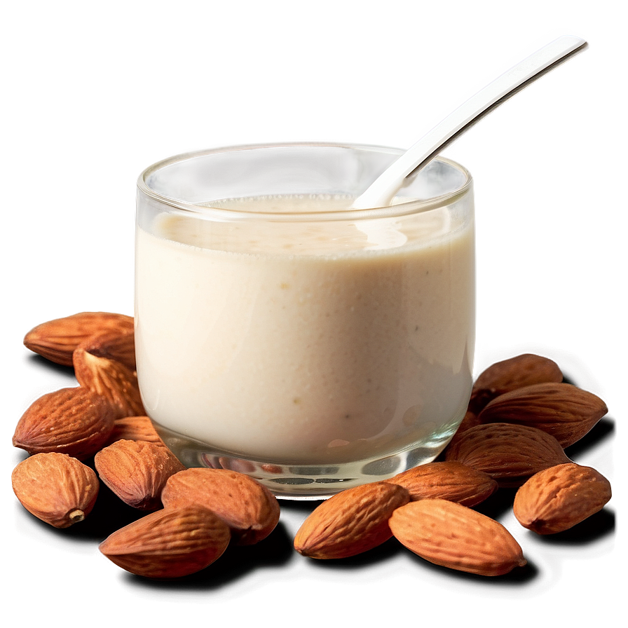 Homemade Almond Milk PNG vet6 PNG with transparent background