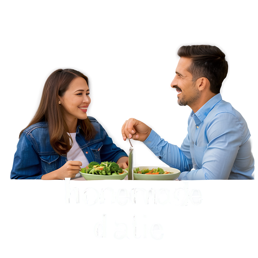 Homemade Dinner Date PNG bbm PNG with transparent background