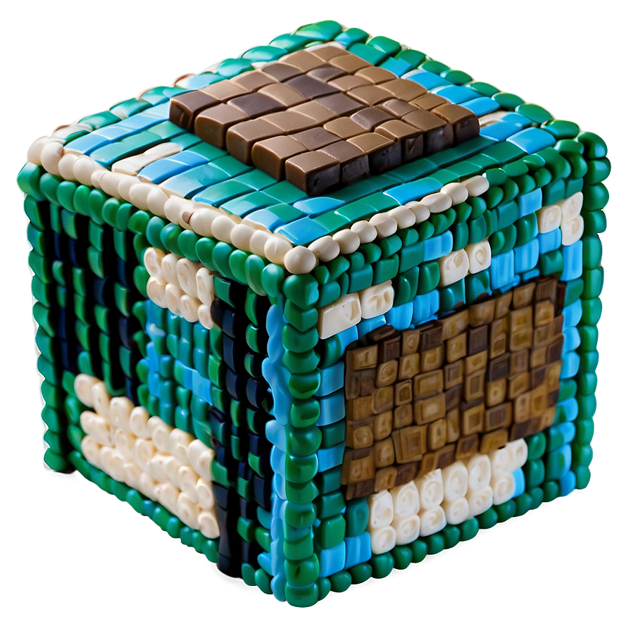 Homemade Minecraft Cake Png 06132024