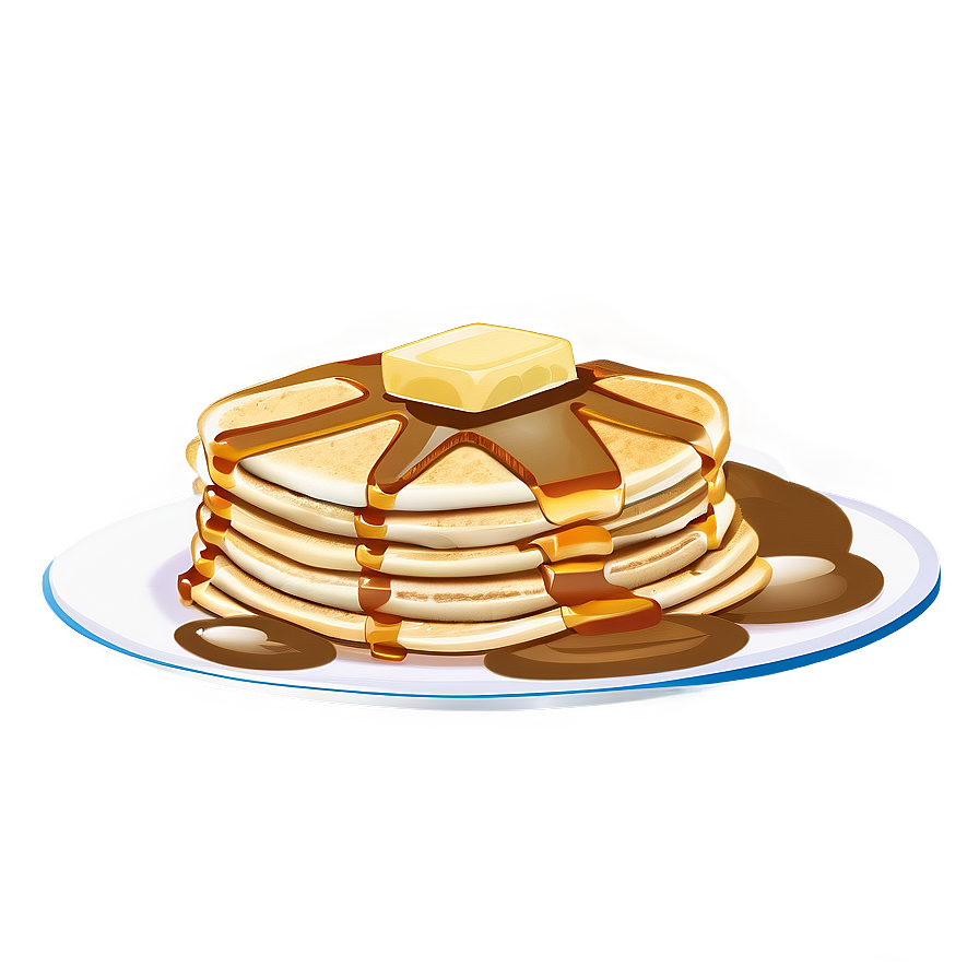 Homemade Pancake Stack Png 05242024