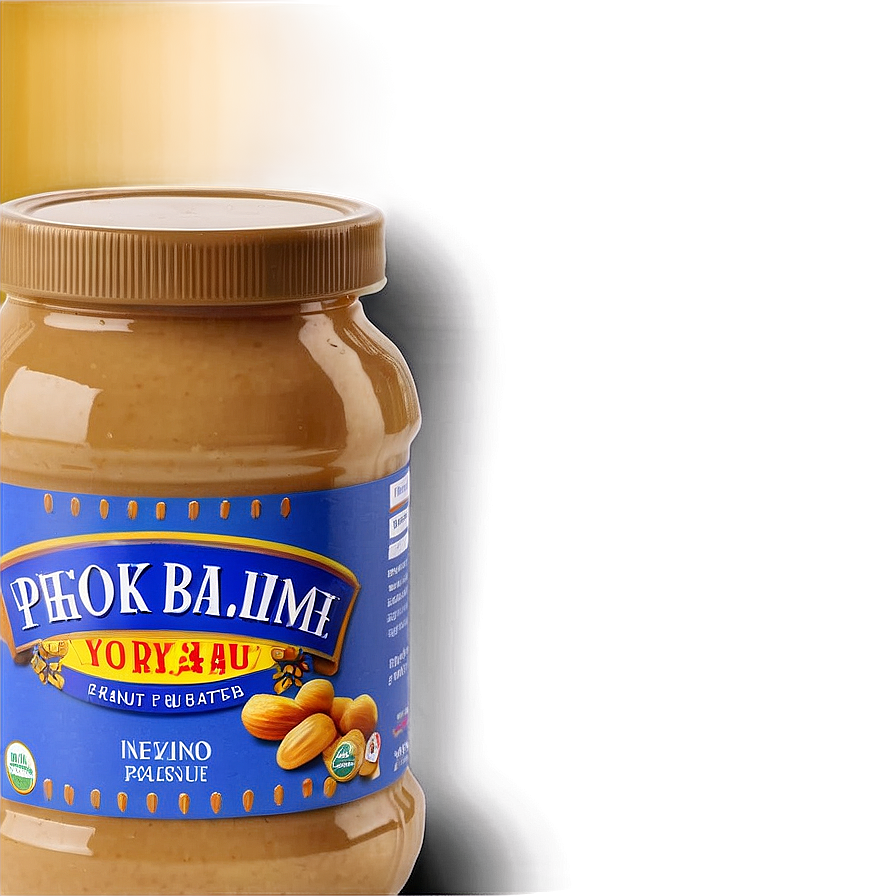Homemade Peanut Butter Jar PNG tsp PNG with transparent background