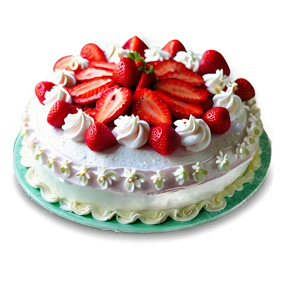 Homemade Strawberry Cake PNG sgy PNG image with a transparent background, free high-resolution download