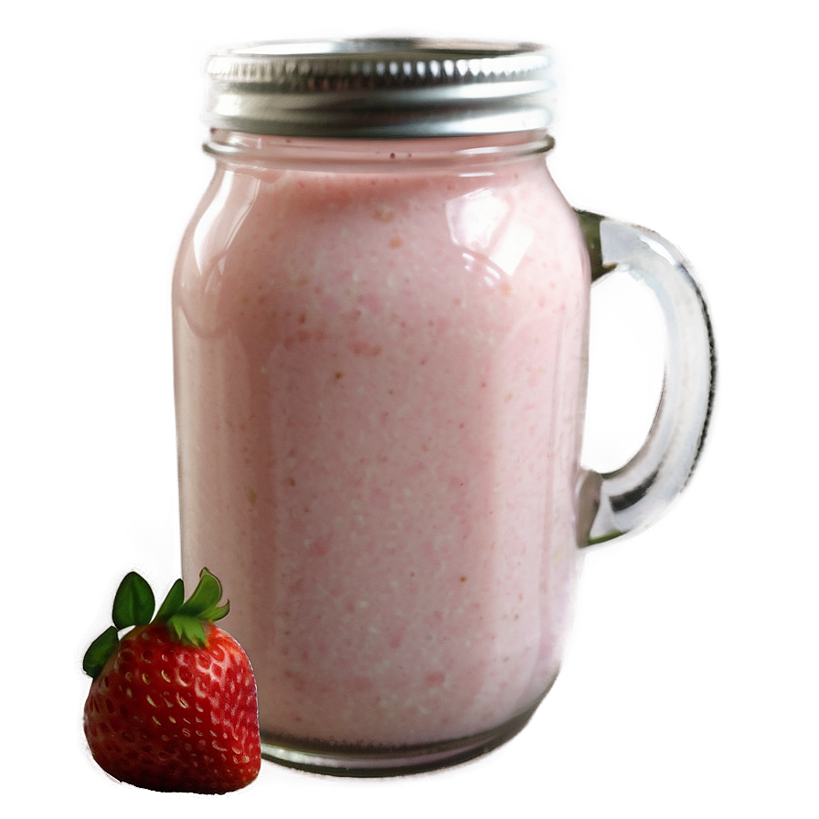 Homemade Strawberry Milk Png Mxi