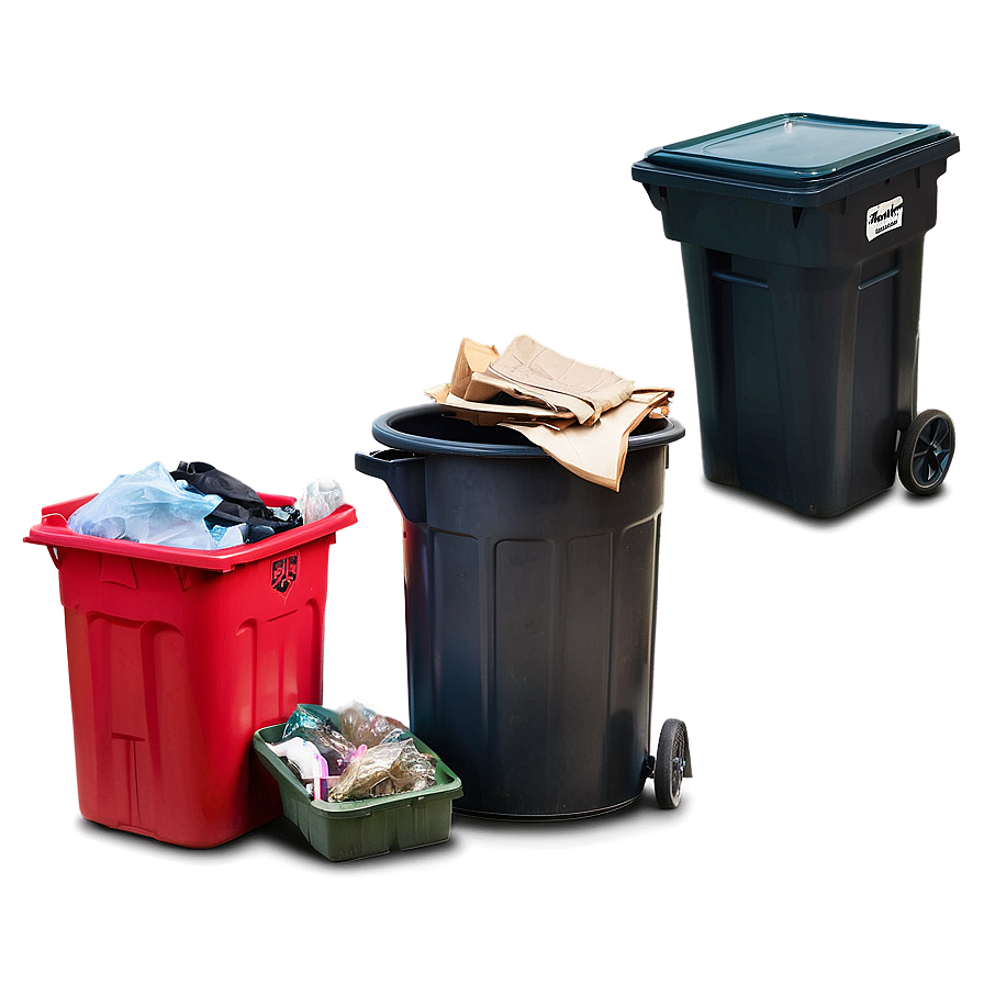 Homemade Trash Bin Composition Png 05252024