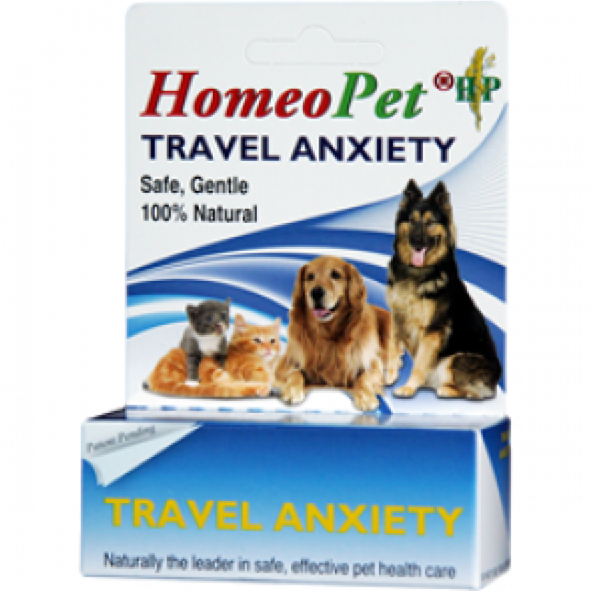 Homeo Pet Travel Anxiety Product Packaging