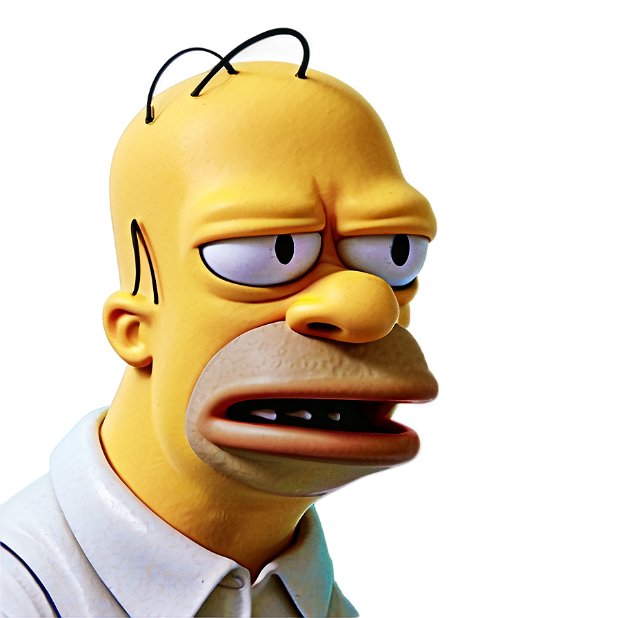 Homer Simpson Angry Expression Png 05212024