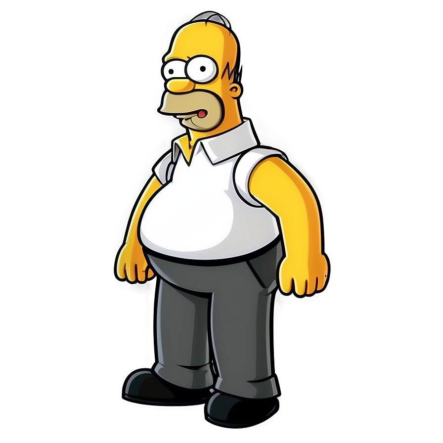 Homer Simpson Cartoon Character PNG 99 PNG with transparent background