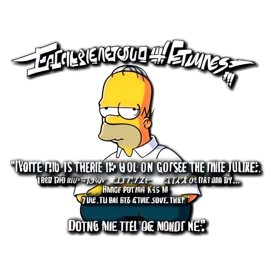 Homer Simpson Famous Quote Png Fyj