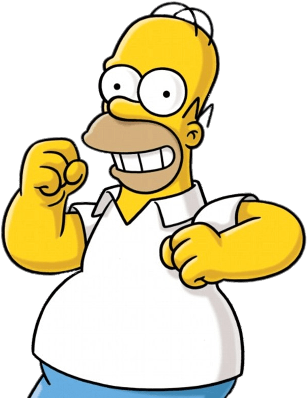 Homer Simpson Happy - Homer Simpson Png, Transparent Png PNG with transparent background