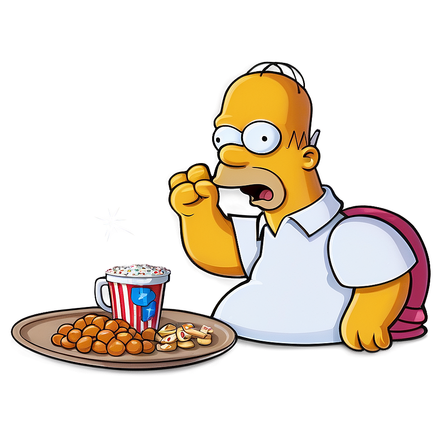 Homer Simpson Movie Night Png Adc