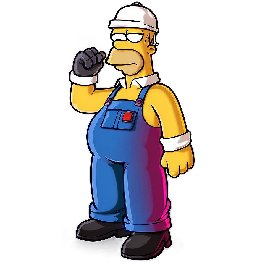 Homer Simpson Nuclear Power Plant Worker Png Dcq