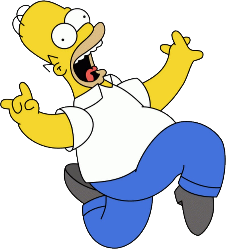 Homer Simpson Png - Homer Simpson Running Png, Transparent Png PNG with transparent background