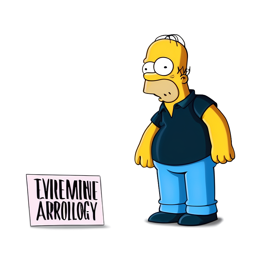 Homer Simpson Sincere Apology Png Uuf86