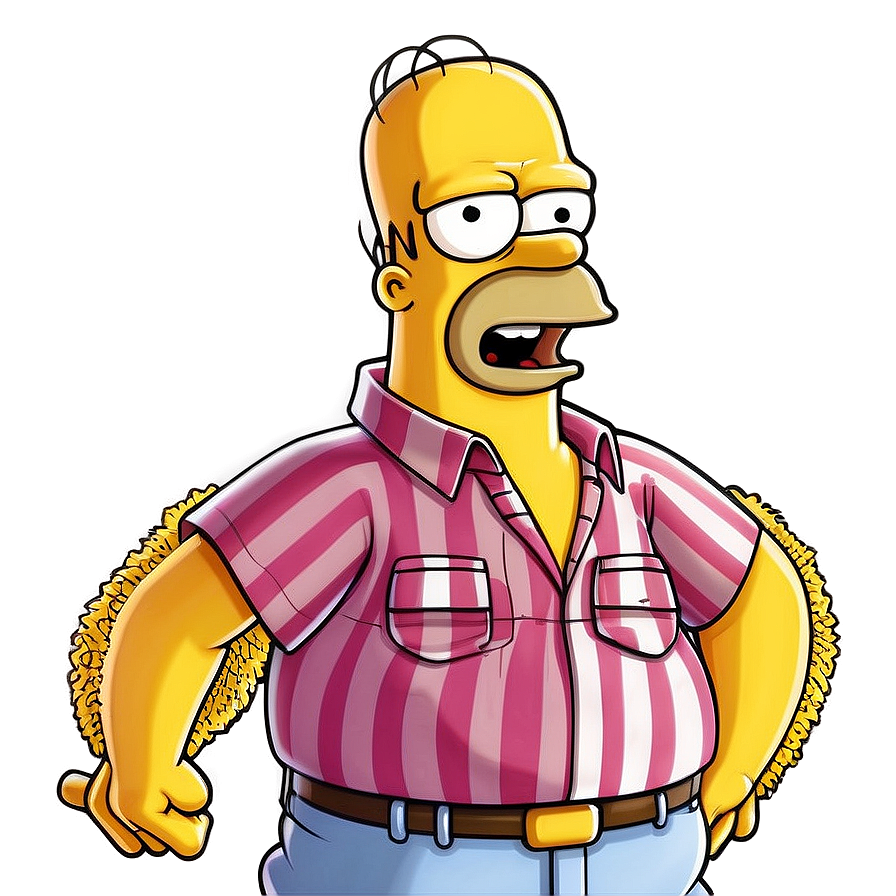 Homer Simpson Springfield Pride Png Afk