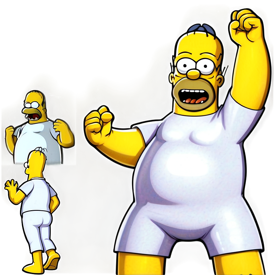 Homer Simpson Superhero Costume Png 05212024