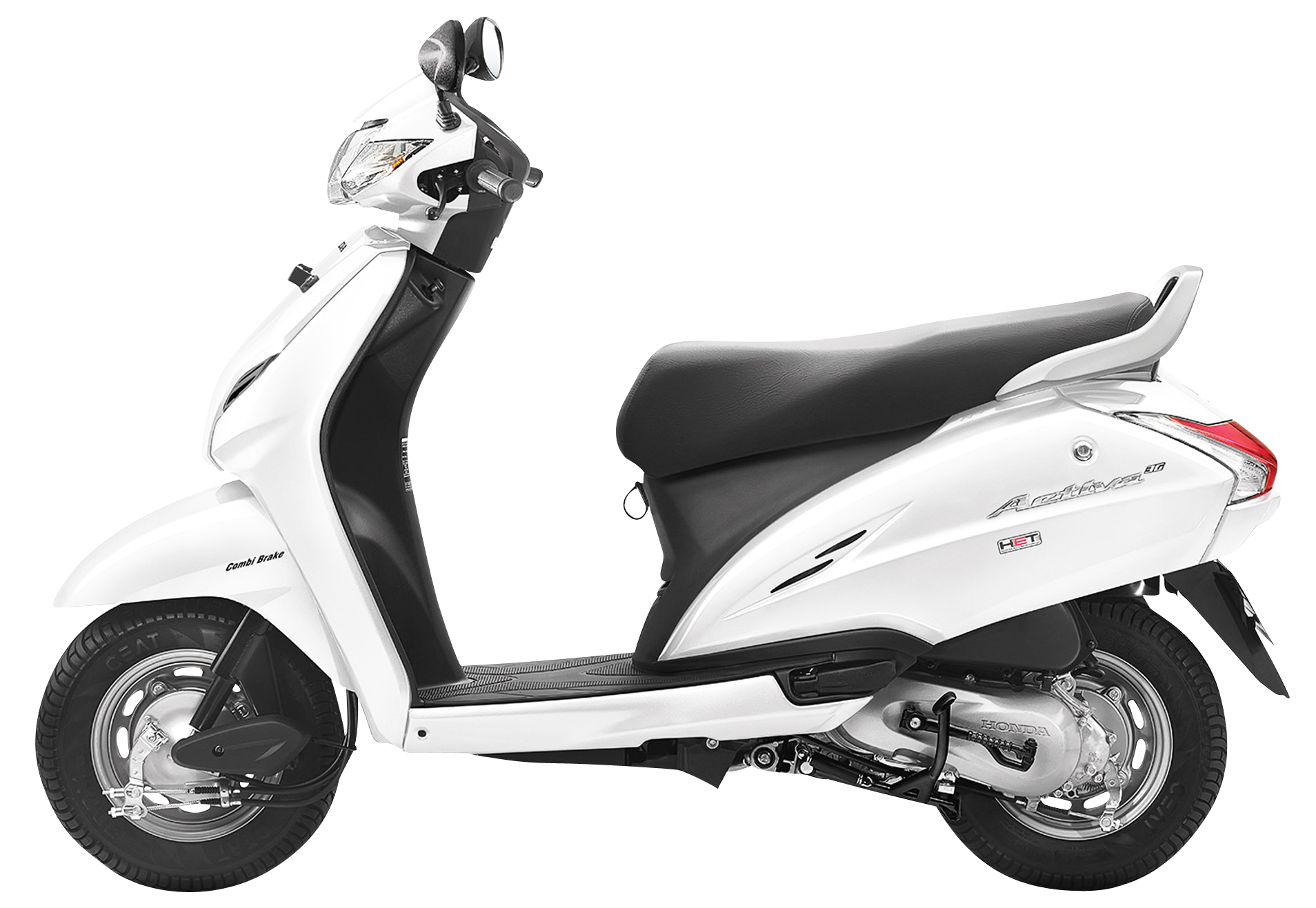 Honda Activa Scooter Profile View PNG with transparent background