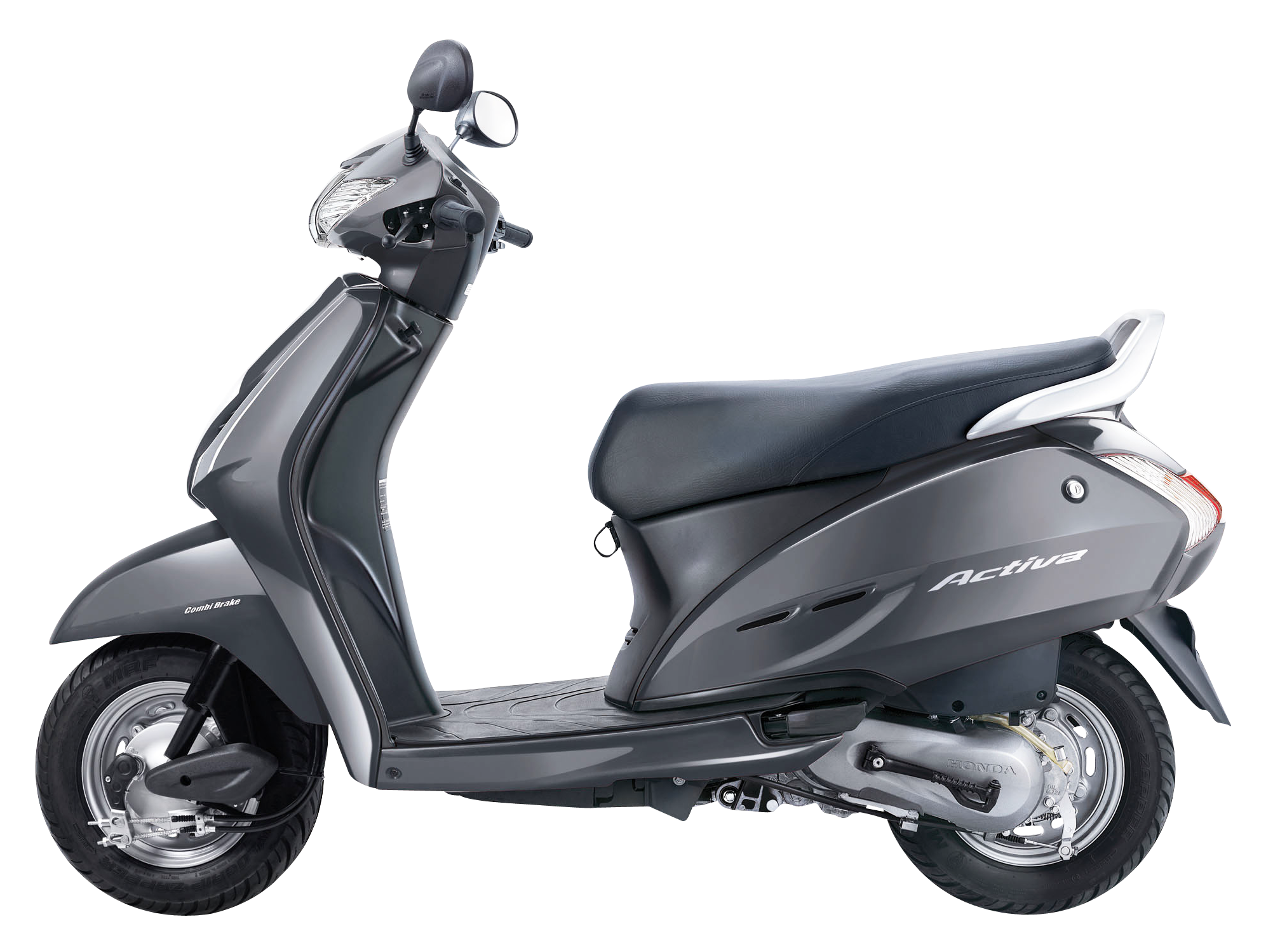 Honda Activa Scooter Side View PNG with transparent background