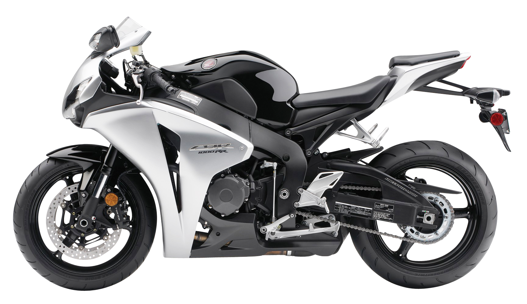 Honda C B R1000 R R Sportbike Side View PNG with transparent background