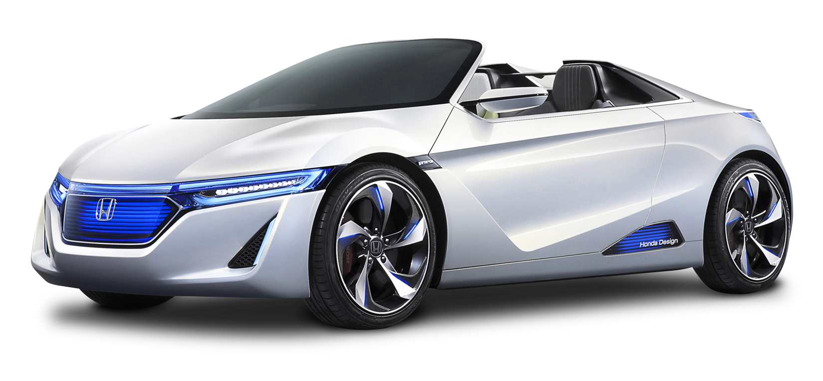 Honda Electric Concept Car Side View PNG with transparent background