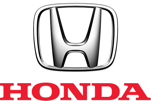 Honda Logo Black Background PNG with transparent background