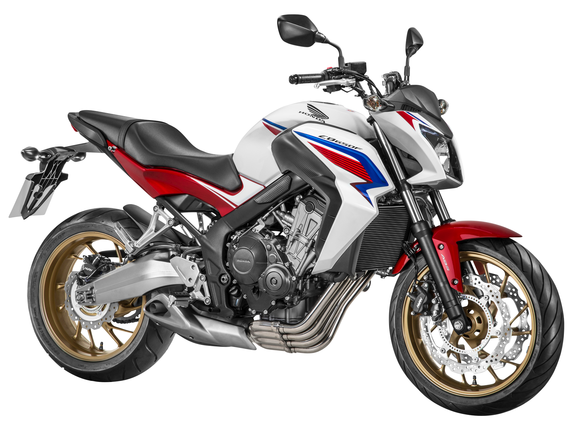 Honda Motorcycle Profile View PNG with transparent background