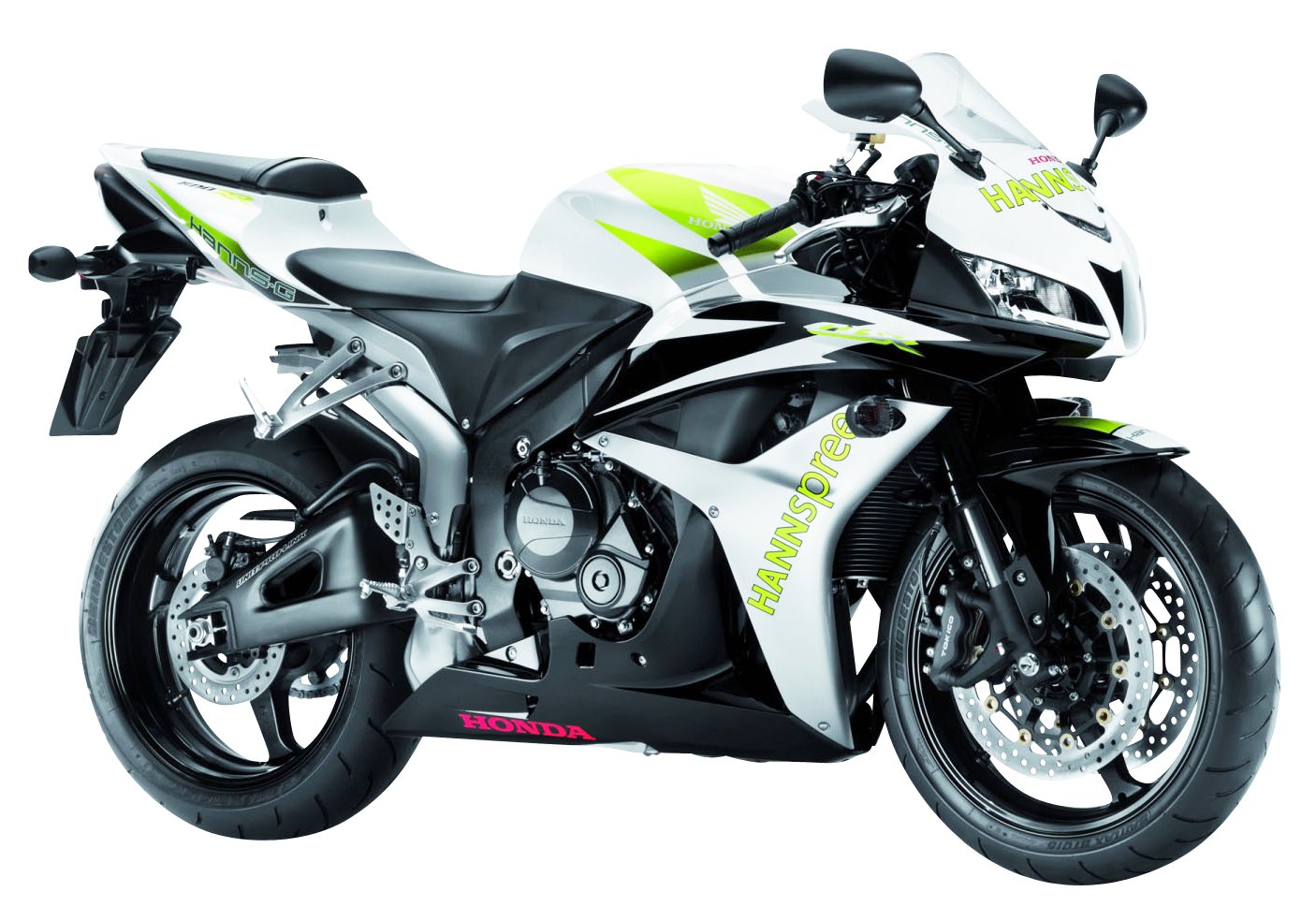 Honda Sportbike Profile View PNG with transparent background