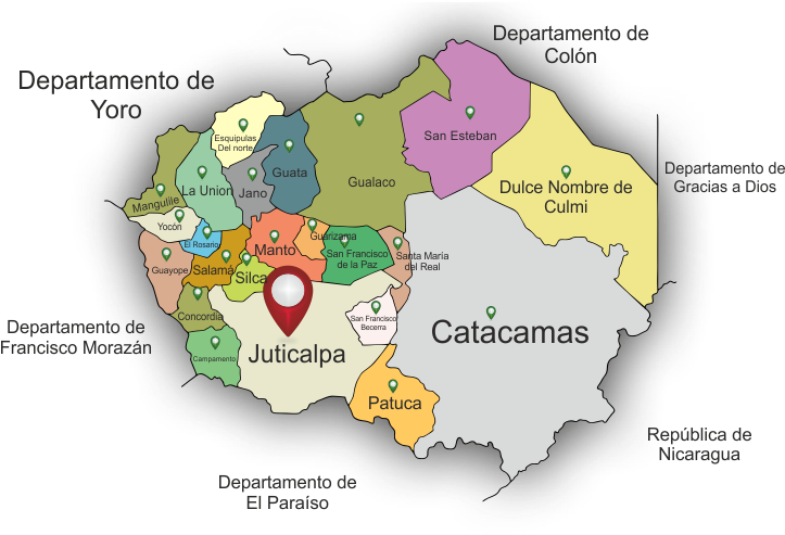 Departamento De Olancho Y Sus Municipios, HD Png Download PNG image with a transparent background, free high-resolution download