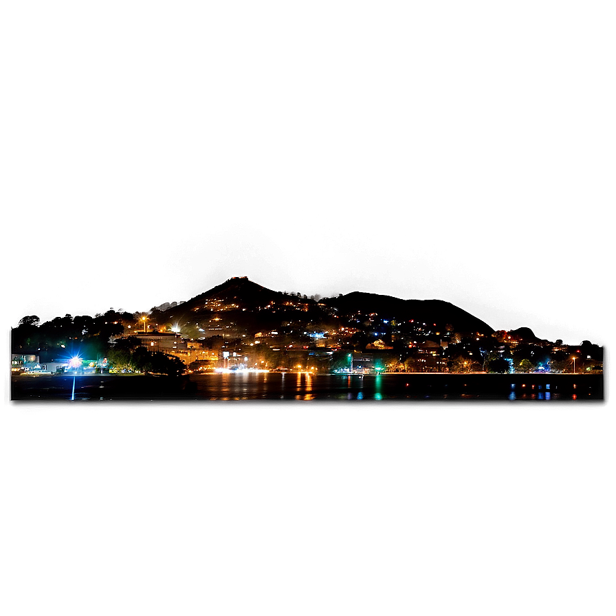 Honduras Cityscape At Night Png 06202024