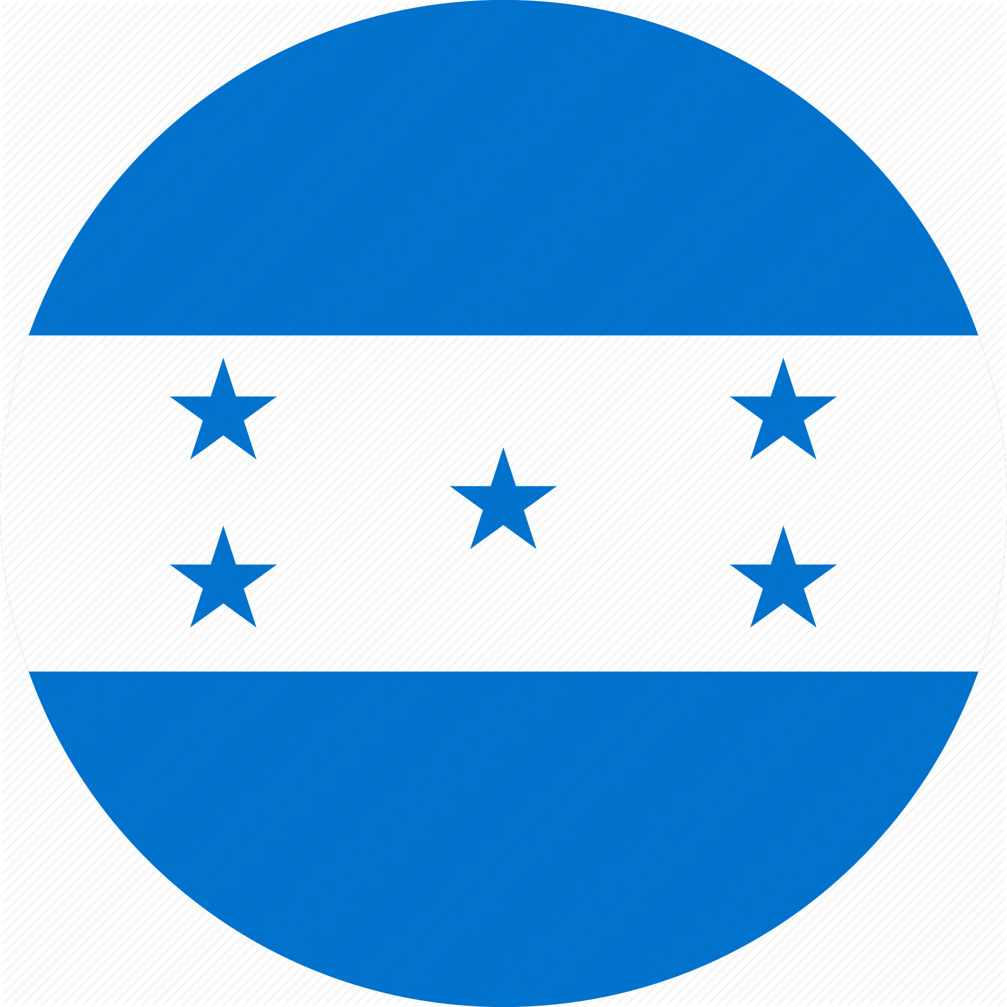 Honduras Flag Png , Png Download - Honduras Flag Round, Transparent Png PNG image with a transparent background, free high-resolution download
