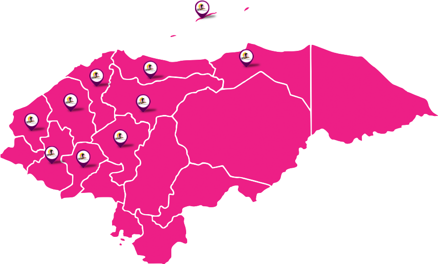 Transparent Mapa De Honduras Png - Mapa De Honduras Departamentos, Png Download PNG image with a transparent background, free high-resolution download