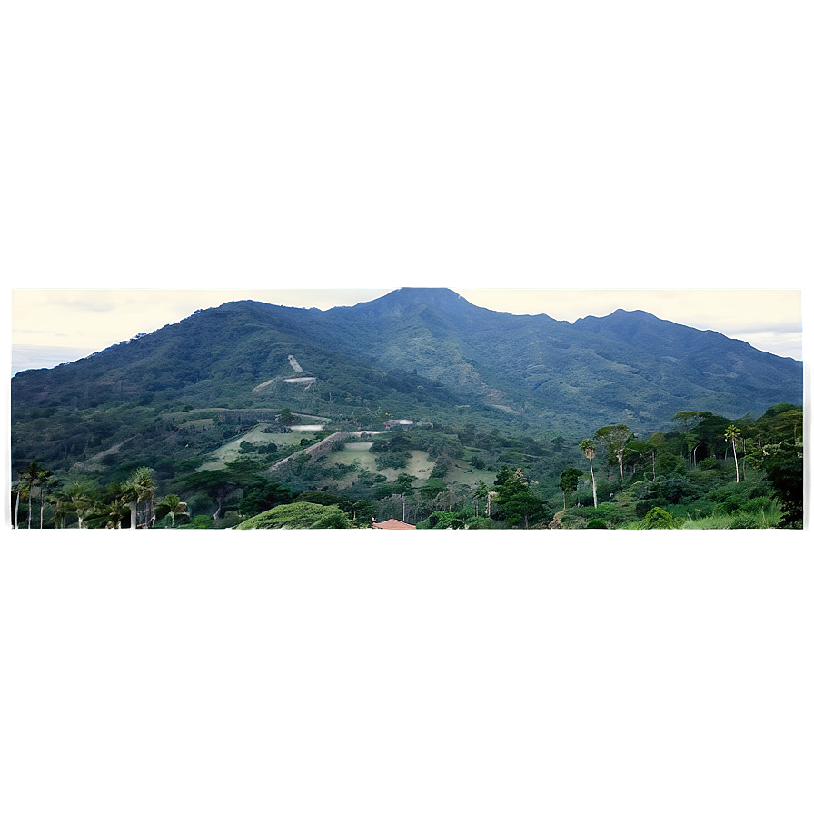 Honduras Mountain Range View Png Rfh