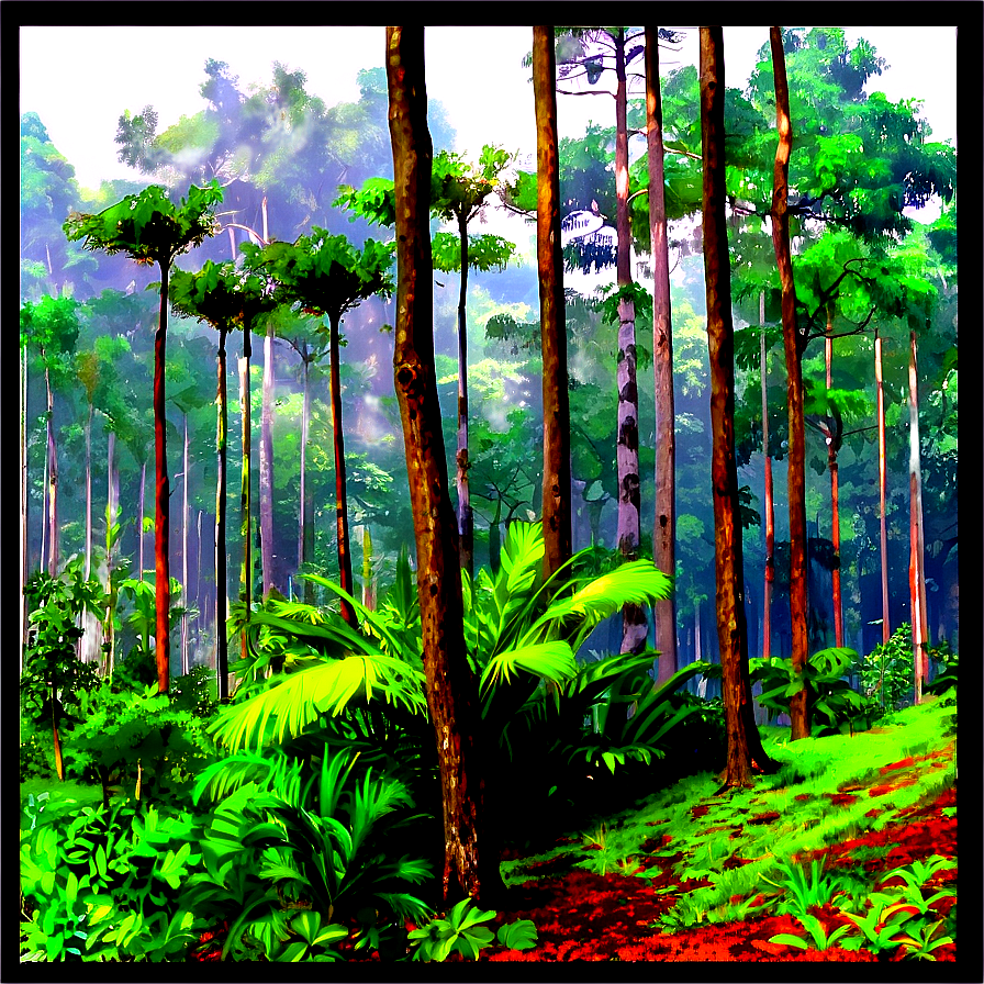 Honduras Pine Forest Png 32