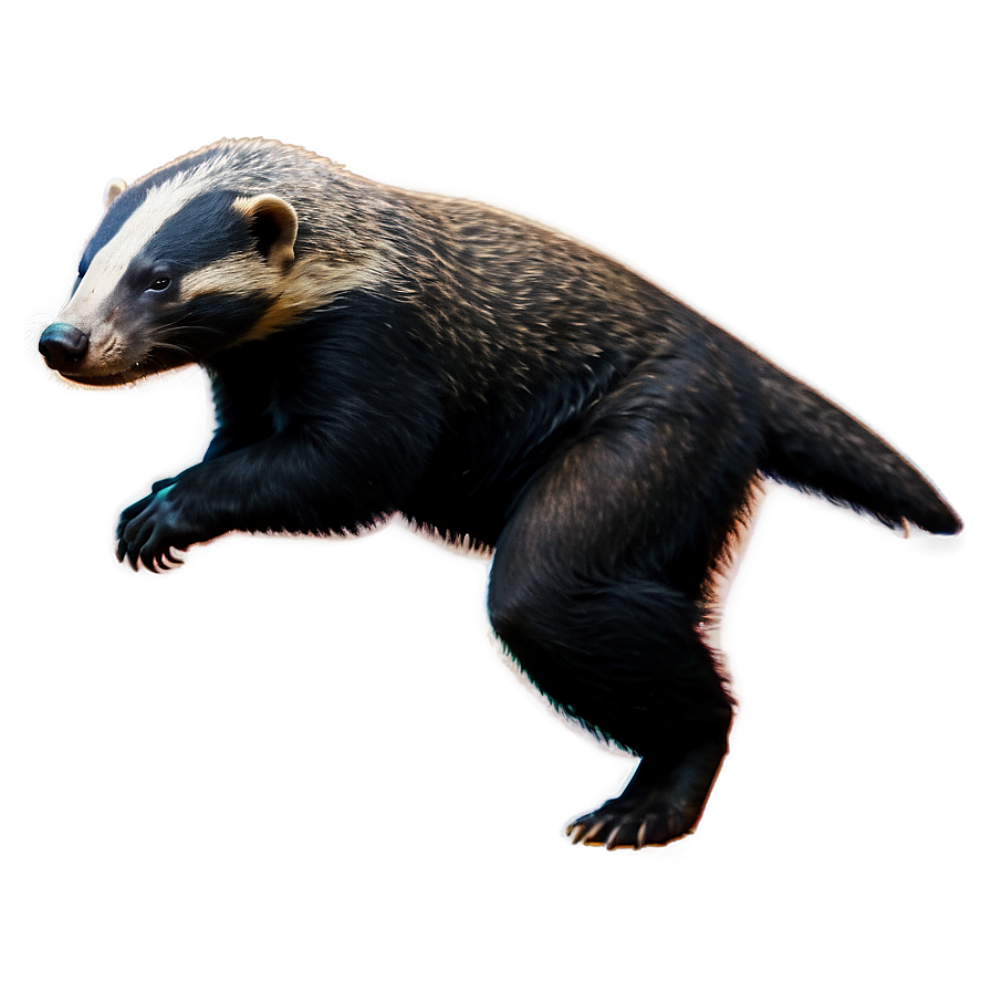 Honey Badger Dynamic Pose Png 06252024