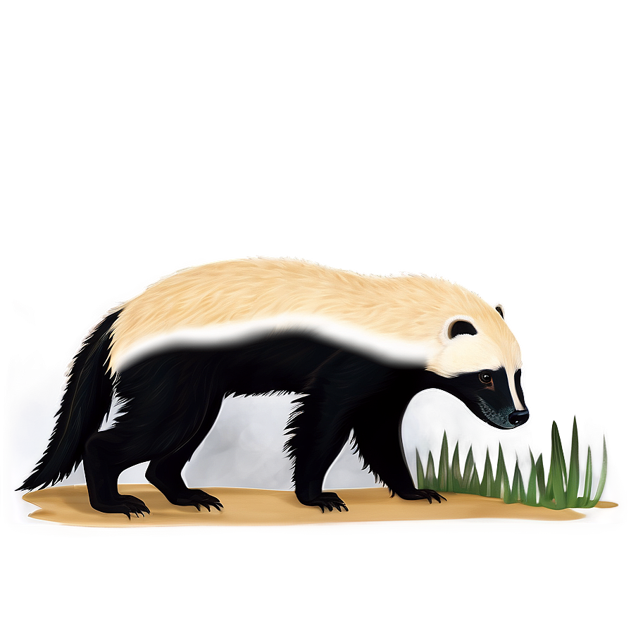 Honey Badger Habitat Scene Png Dpn