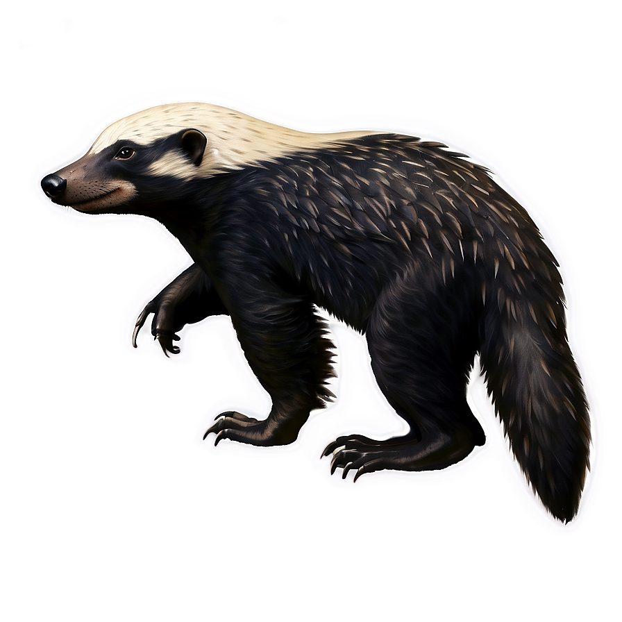 Honey Badger Side Profile Png 06252024