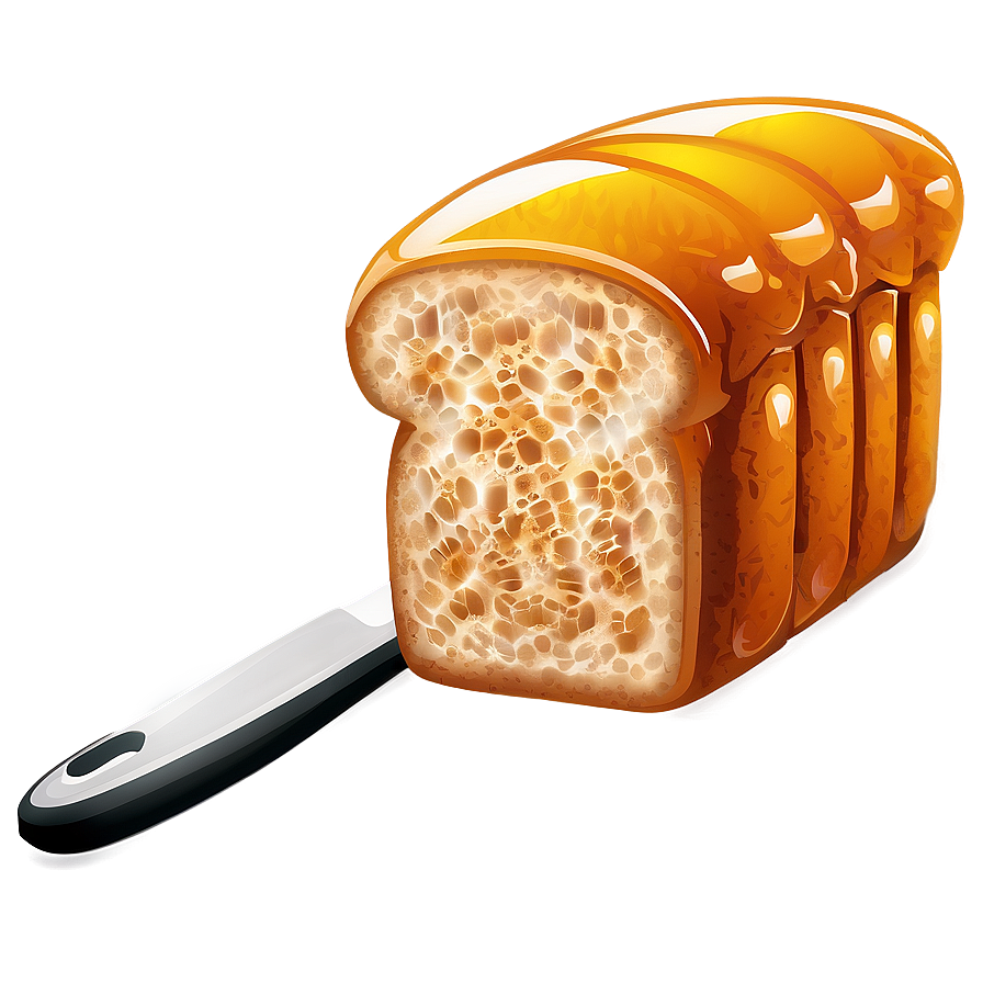 Honey Bread Slice Png Bxh73