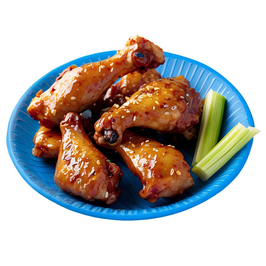 Honey Garlic Chicken Wings Png 17