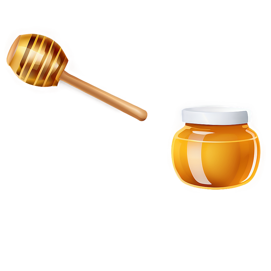 Honey Jar Illustration Png 06212024