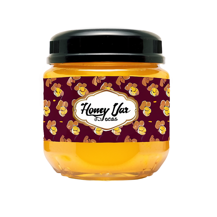 Honey Jar Label Png 06212024