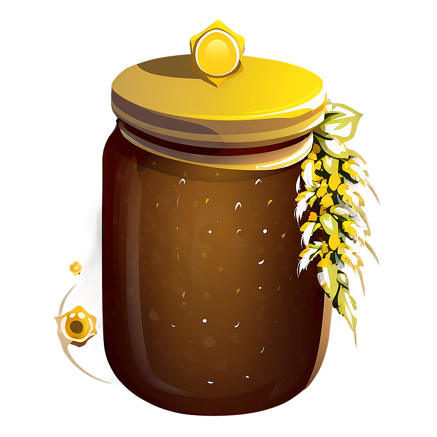 Honey Jar Silhouette Png Thk