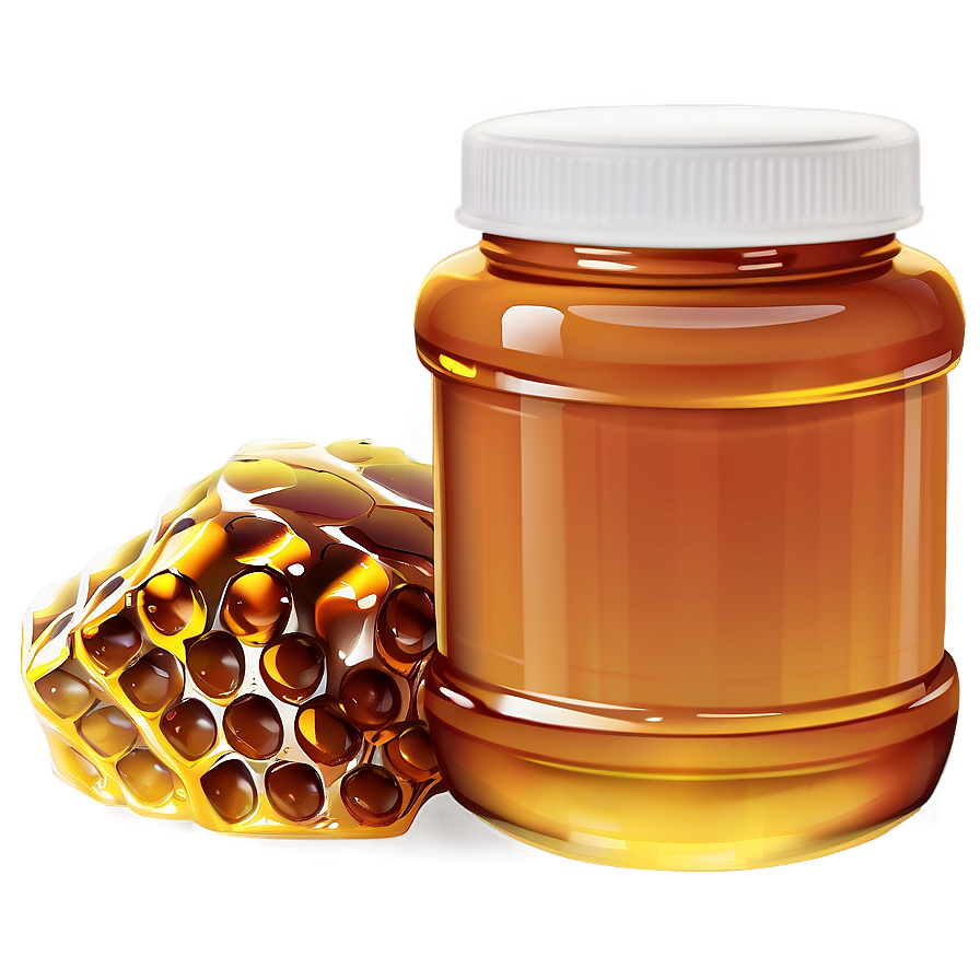 Honey Jar With Cap Png Jqi