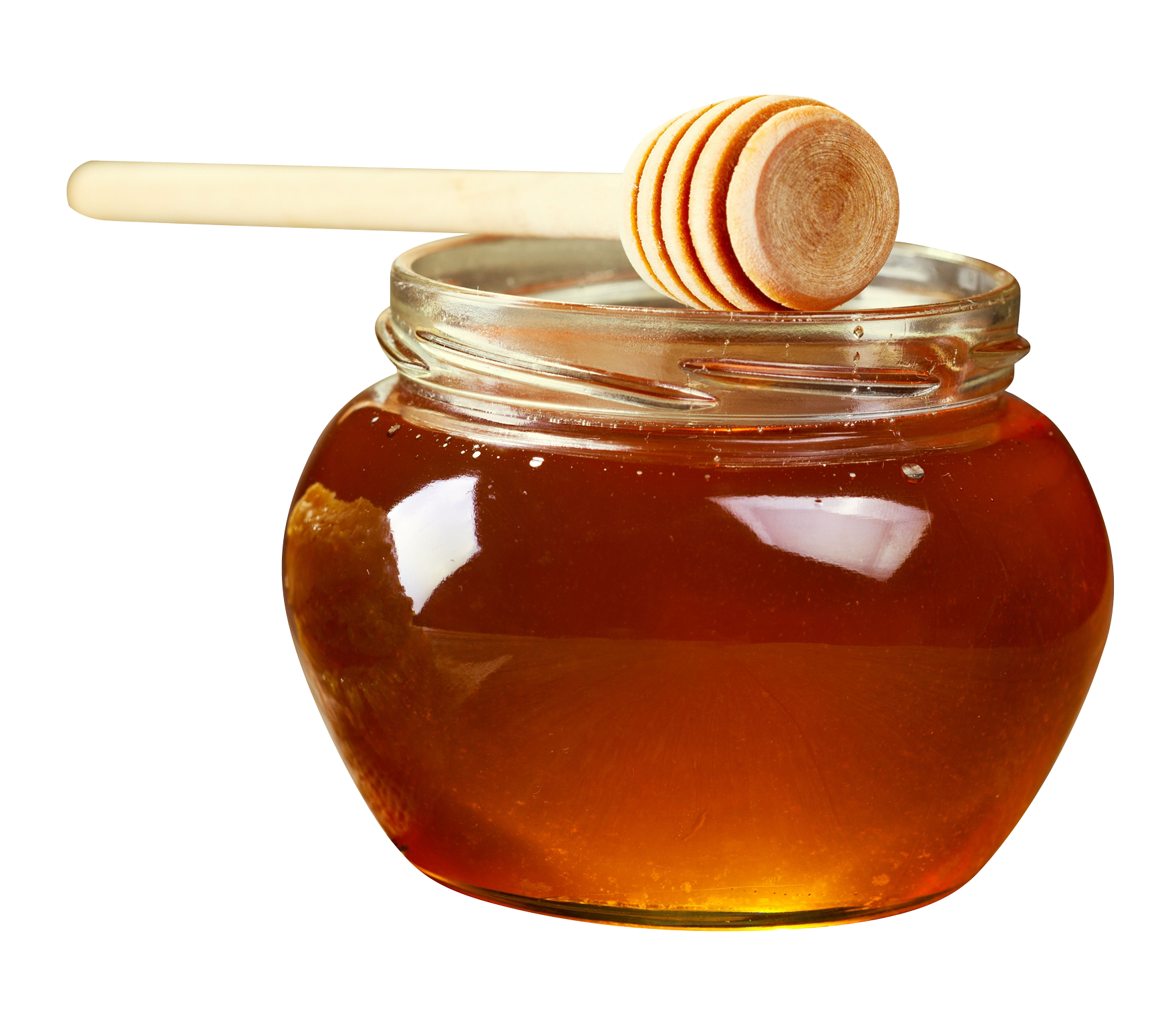 Honey Jar With Dipper.png PNG with transparent background