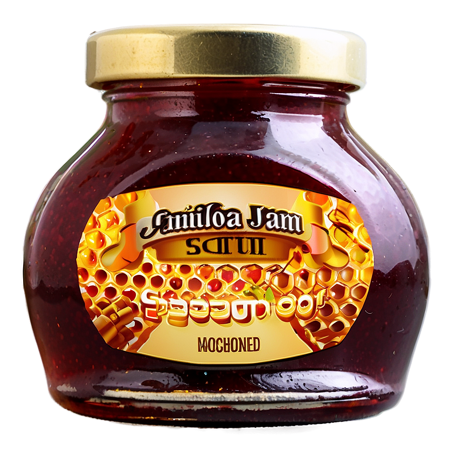 Honey Sweetened Jam Png 3