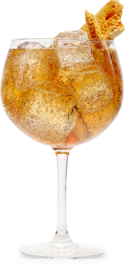 Honeycomb Garnished Cocktail Glass