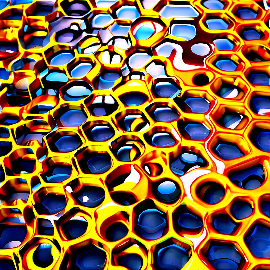 Honeycomb Pattern Vector Png Poh