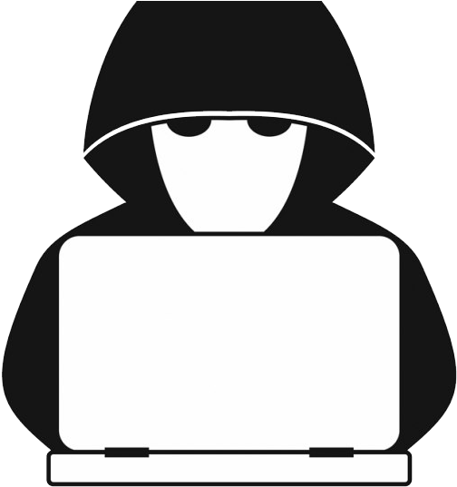 Hooded Figureat Computer Icon PNG with transparent background
