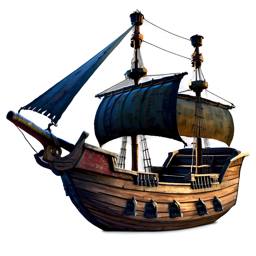 Hook's Pirate Ship PNG pah52 PNG with transparent background