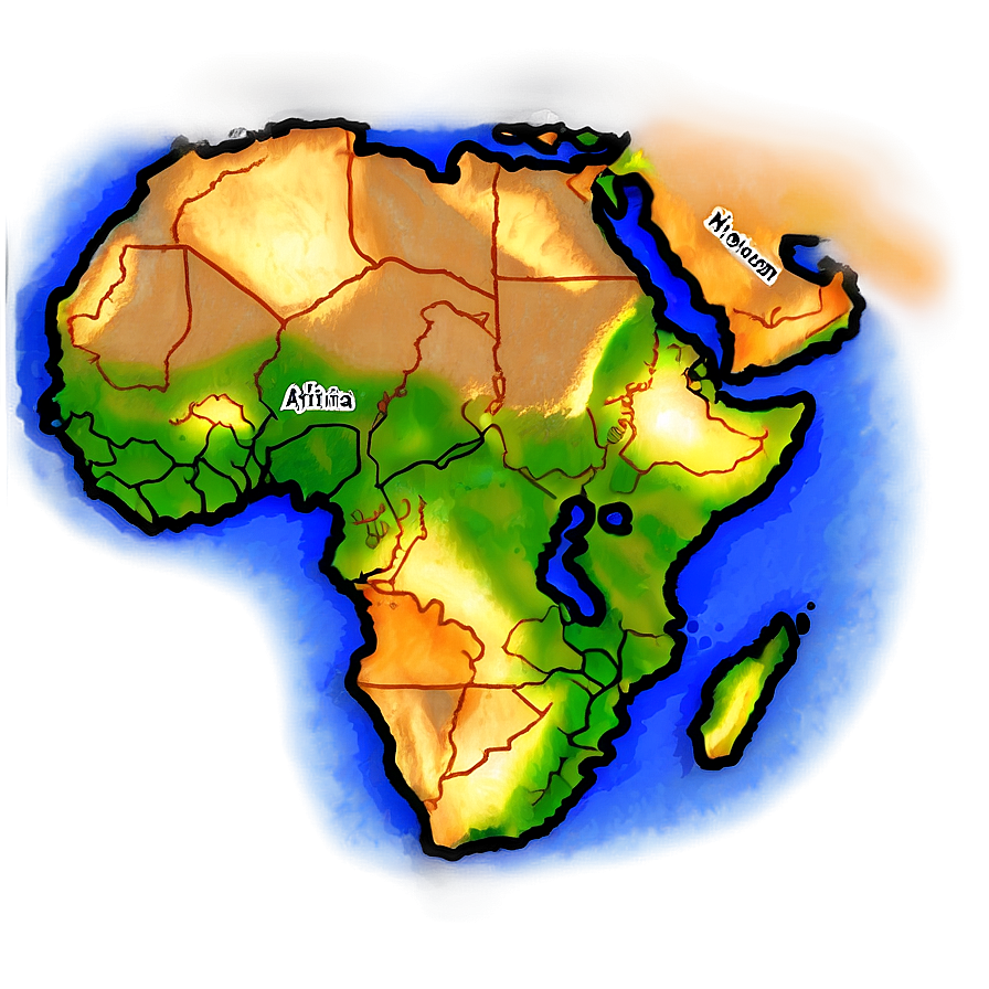 Horn Of Africa Map Png 52