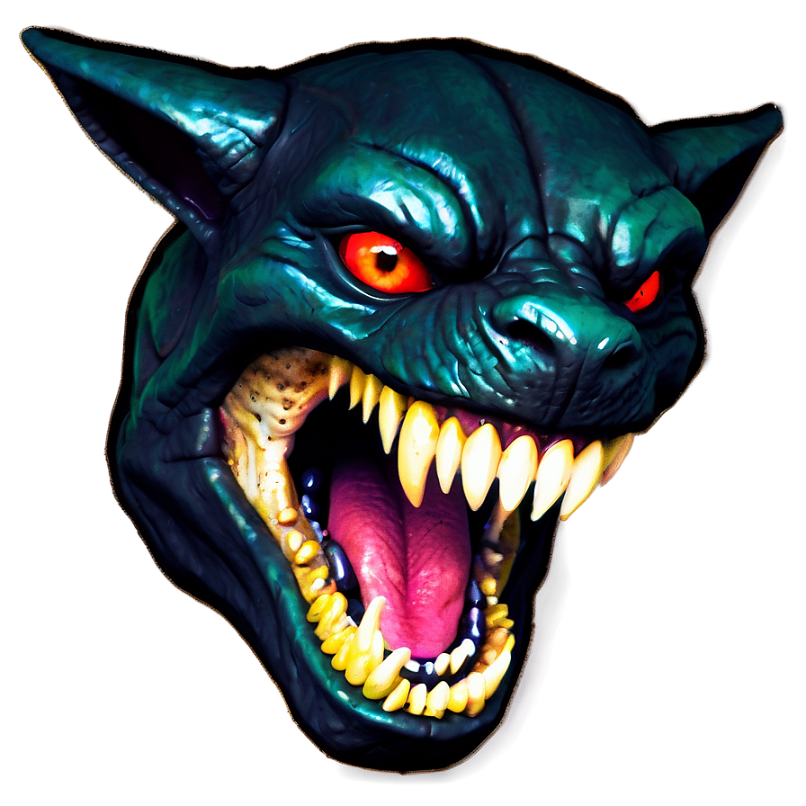 Horrific Hellhound Fangs Png Mbk48